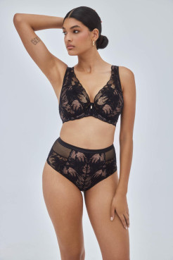BOUDOIR M BRALETTE CZARNY