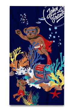 John Frank Ręcznik plażowy JFSS24TW30-REEFS