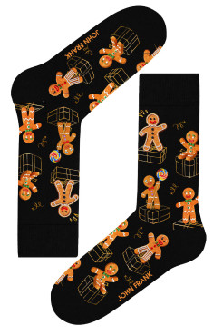 John Frank Skarpety świąteczne męskie JFLSFUN-CH43