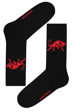 John Frank Skarpety sportowe męskie JFLSSPRT16 40-45 BLACK