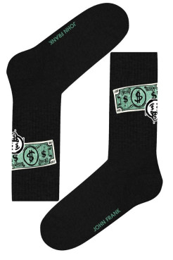 John Frank Skarpety sportowe męskie JFLSSPRT17 40-45 BLACK