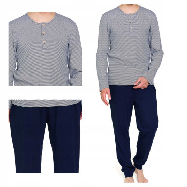 Doctor Nap Piżama Męska PMB.7353 BLACKBERRY