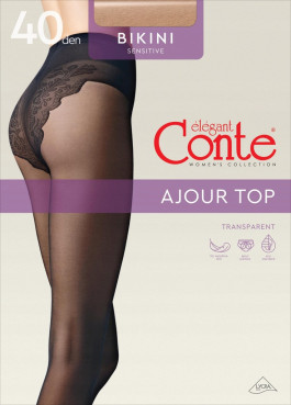 Conte Rajstopy Bikini 40 BRONZ