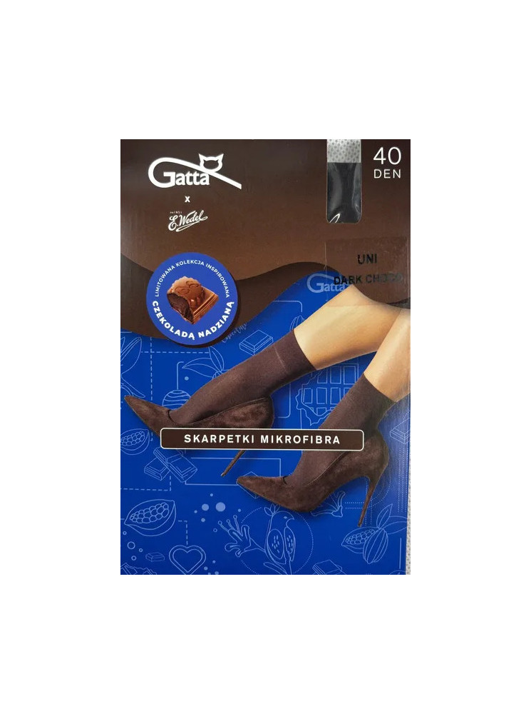 Gatta Skarpetki Wedel 40Den DARK CHOCO