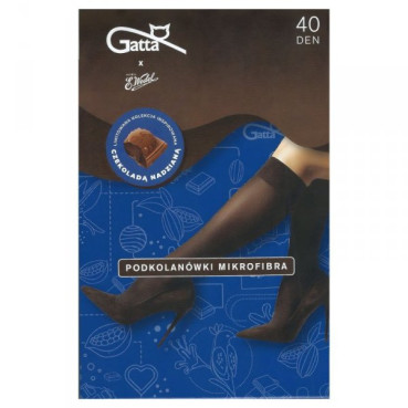 Gatta Podkolanówki Wedel 40Den DARK CHOCO