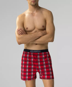 Atlantic Szorty Męskie 2GMB-007 GRA/CZE2